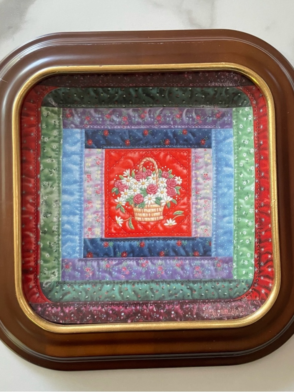 Vintage Bradford Exchange Cherished Traditions Collector Framed Plate